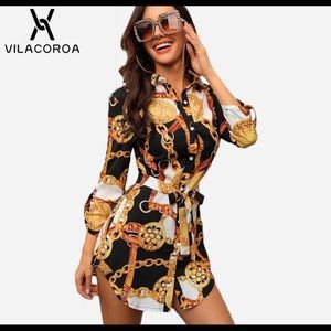 Chain Blouse can be worn as Blouse or short dress